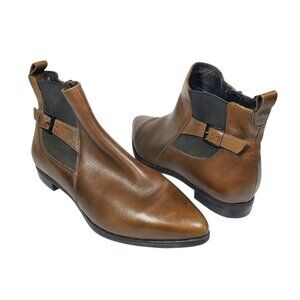 Clarks Artisan Morela Liza Ankle Boots Bootie Women's 8.5 Brown Leather